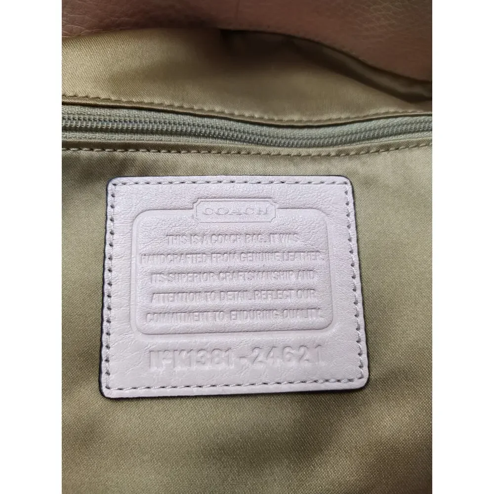 Coach Madison Phoebe Dust Pink Leather 3 Compartments Shoulder Bag - Picture 12 of 16